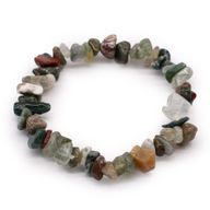 Pulseras Fragmentos de Piedras Preciosas -Ágata de musgo