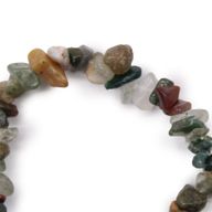 Pulseras Fragmentos de Piedras Preciosas -Ágata de musgo