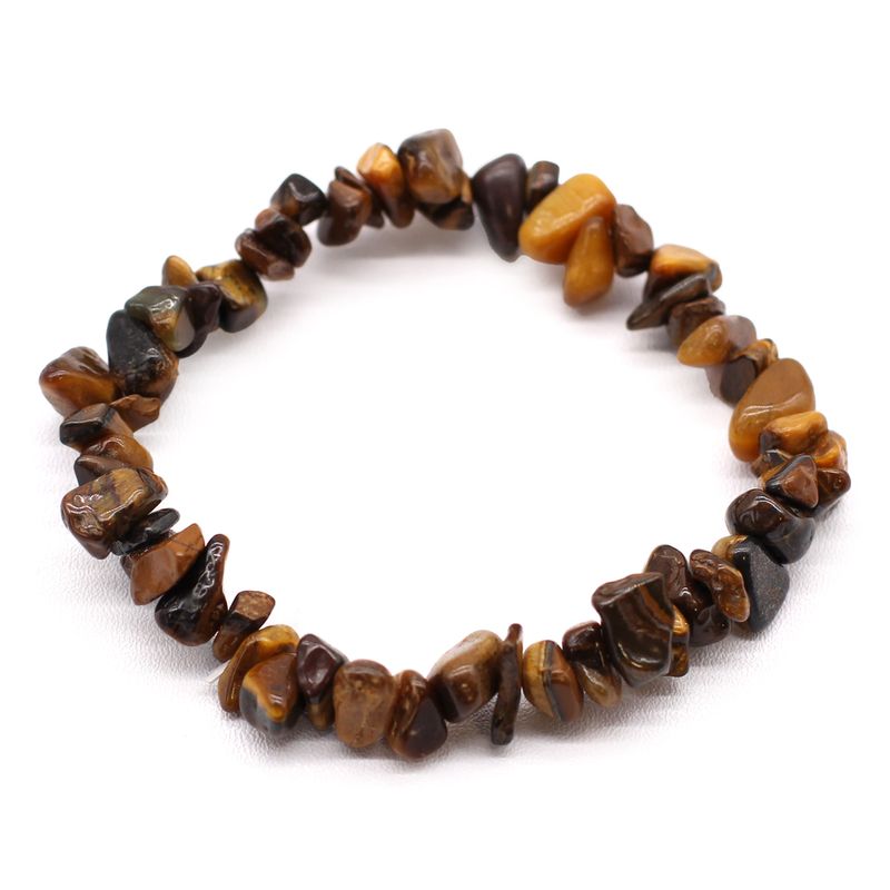 Pulseras Fragmentos de Piedras Preciosas - Ojo de Tigre