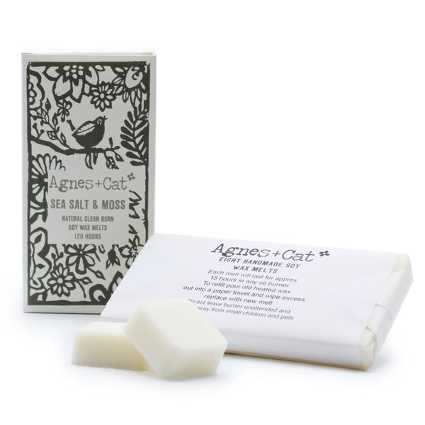 Caja de 8 Ceras Aromáticas - Sal Marina + Musgo