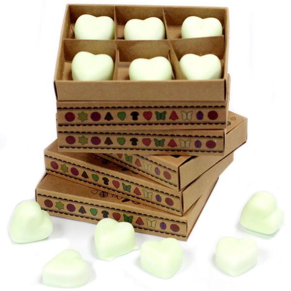 Cajas de 6 Ceras de Soja - manzana especiada