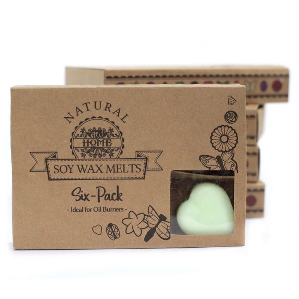 Cajas de 6 Ceras de Soja - manzana especiada
