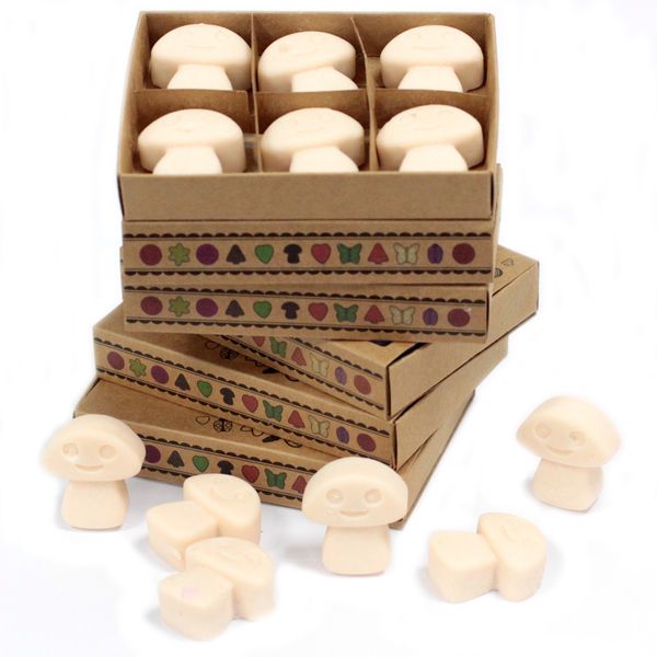 Cajas de 6 Ceras de Soja - Nuez moscada y vainilla