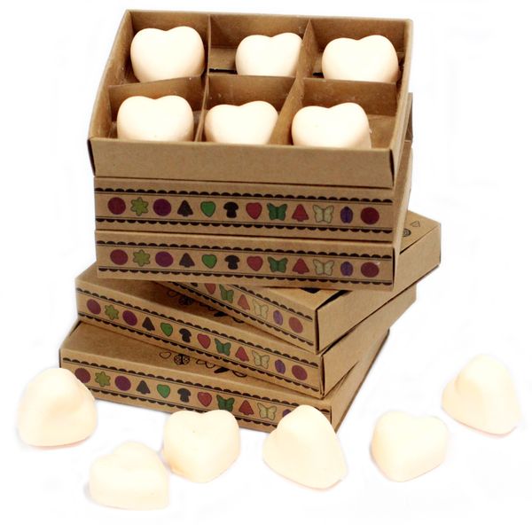 Cajas de 6 Ceras de Soja - Canela Y Naranja