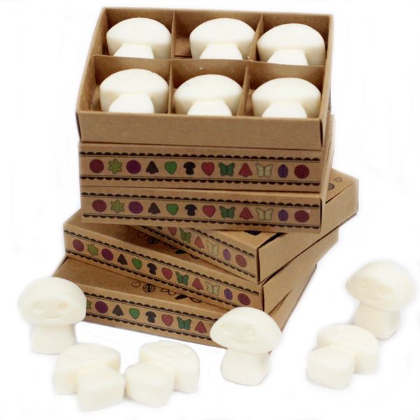 Cajas de 6 Ceras de Soja - Almizcle blanco