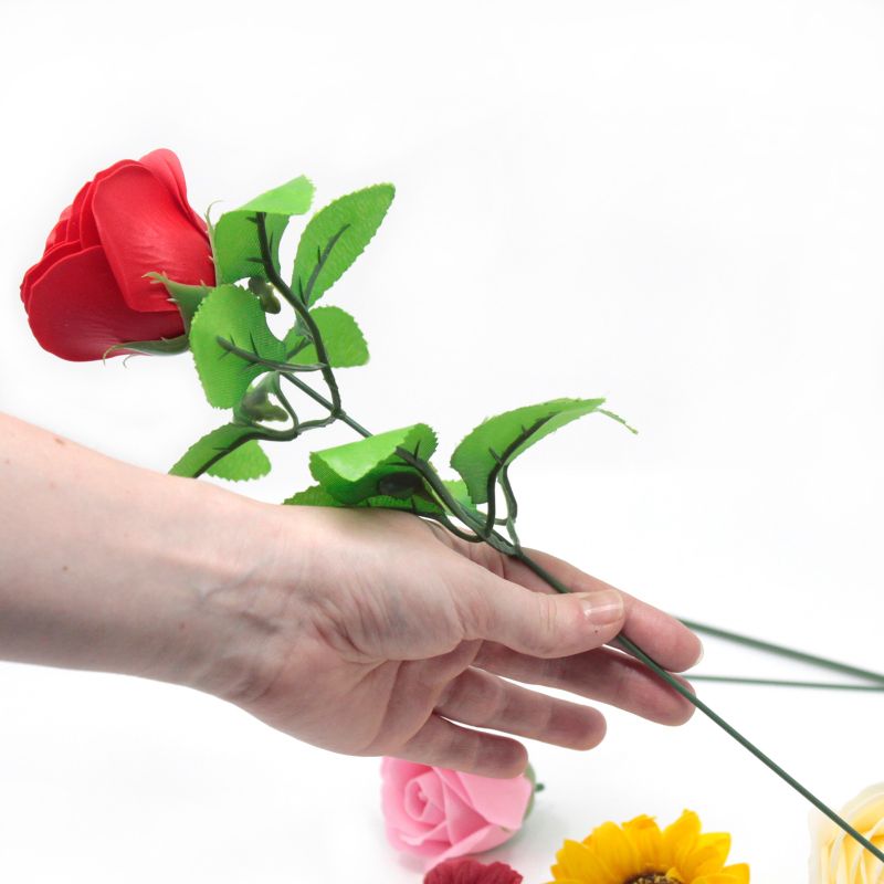 Flores de Jabón Manualidades - Jacinto - amarilla