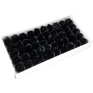 Flores manualidades deco mediana - negra