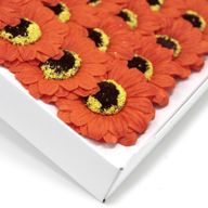 Flores girasol manualidades deco mediana - naranja