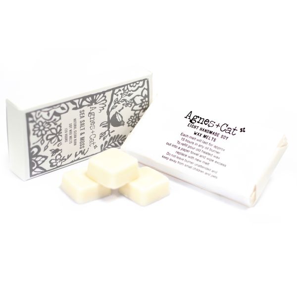 Caja de 8 Ceras Aromáticas - Sal Marina + Musgo