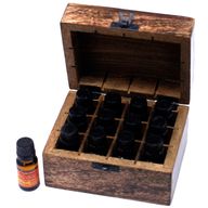 Caja de Aromaterapia de Madera (capacidad para 12)