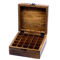 Caja de Aromaterapia de Madera (capacidad para 25)