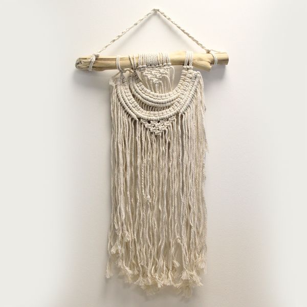 Tapices de Macramé - Tres olas