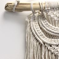 Tapices de Macramé - Tres olas