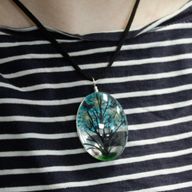 Flores Prensadas - Arbol De La Vida - Verde