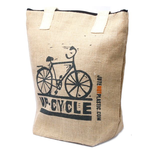 Bolsas de yute ecológico - Bicicleta - (4 diseños surtidos)