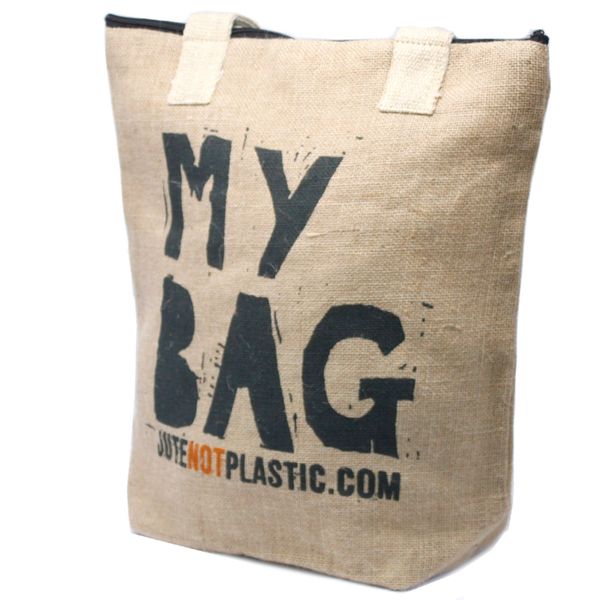 Bolsas de yute ecológico - Mi bolsa - (4 diseños surtidos)