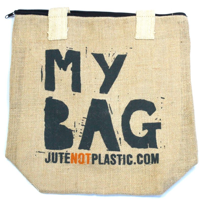 Bolsas de yute ecológico - Mi bolsa - (4 diseños surtidos)