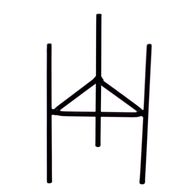 Candelabro Botánico De Hierro