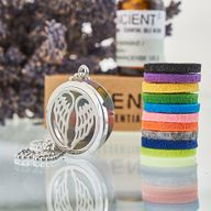 Collares difusores de aromaterapia 30mm - Alas de angel