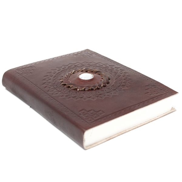 Cuaderno de Cuero Piedra de la Luna