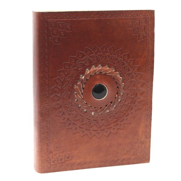 Cuaderno de Cuero Onix Negro