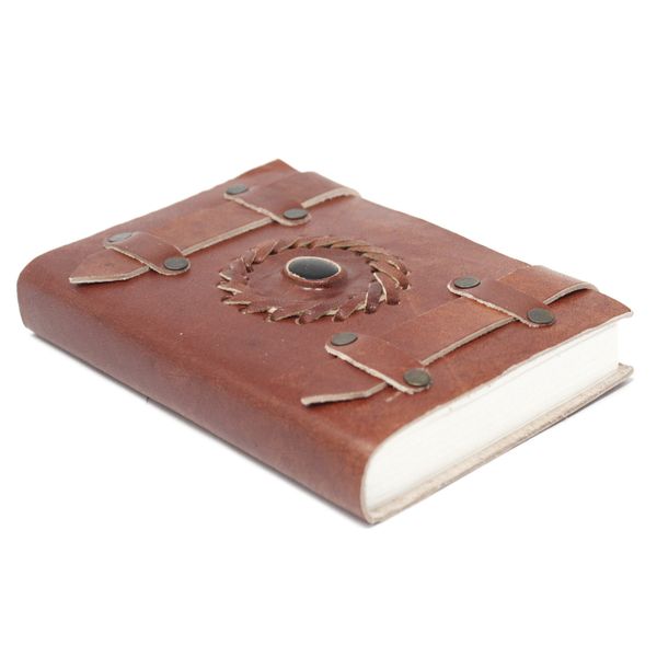 Cuaderno de Cuero Onix Negro