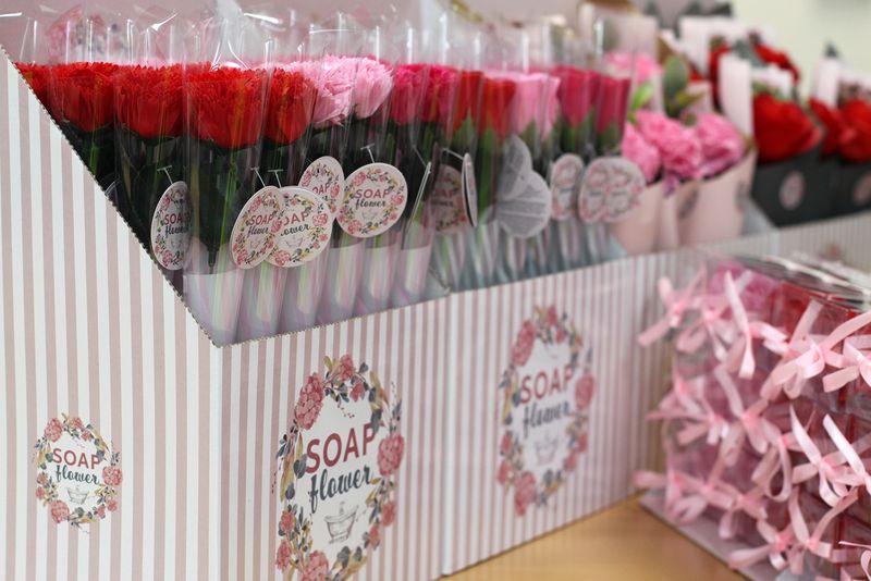 Flores de Jabón - Rosas Pequeñas