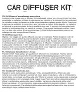 Kit difusor para coche - Hamsa - 30mm