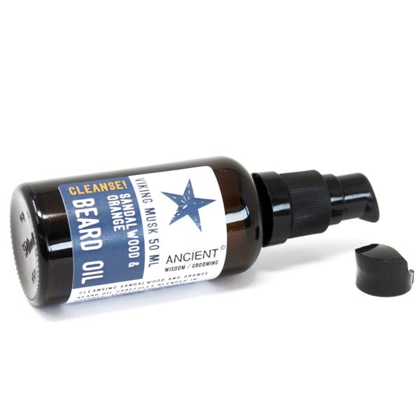 Aceite para la Barba 50ml - Viking Musk - ¡Límpiese!