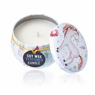 Velas artisticas de Hojalata - Unicornios-Piedra Lunar
