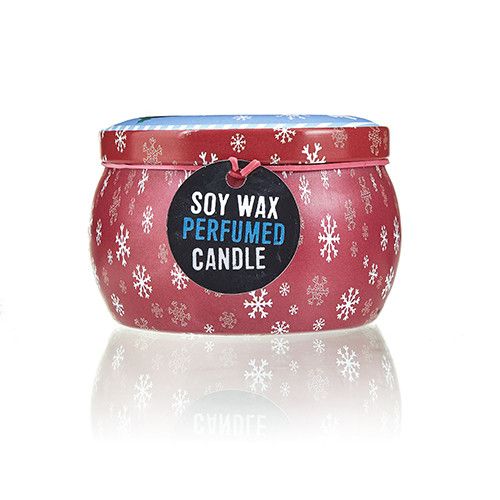 Velas artisticas de Hojalata - Vintage Christmas - Naranja especiada