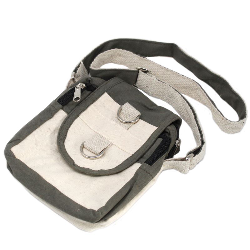 Bolsas de viaje de algodón natural - Carbón