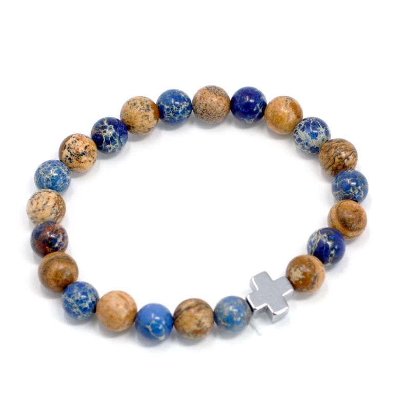 2 Pulseras con Piedras Preciosas-Support-Piedras Preciosas Del Arco Iris