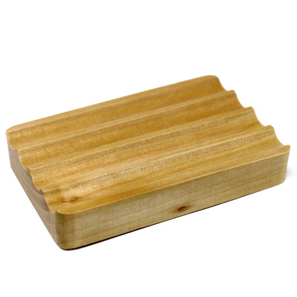 Jabonera de madera Hemu - Ondulado
