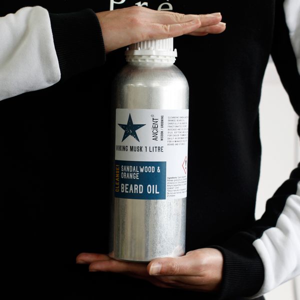 Aceite para Barba de 1 Litro - Gladiador Romano - ¡Mejora!
