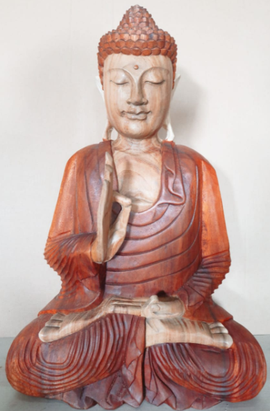 Estatua de Buda Tallada a Mano- 60cmTransmisión de Enseñanza