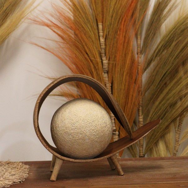 Lámpara de Coco Natural - Bucle Natural