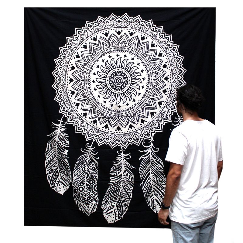 B&N Colcha Dolble Algodón + Pared - Atrapasueños