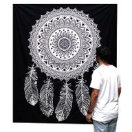 B&N Colcha Dolble Algodón + Pared - Atrapasueños