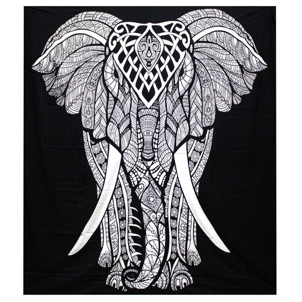 B&N Colcha Dolble Algodón + Pared - Elefante