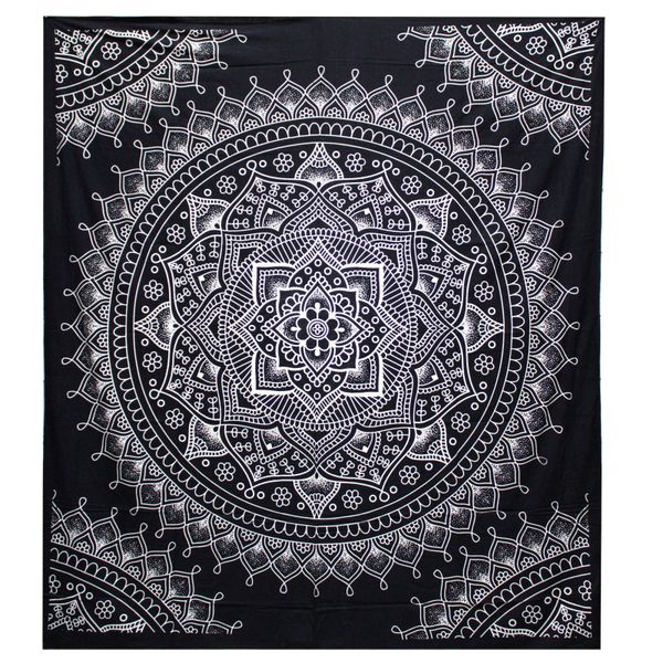 B&N Colcha Dolble Algodón + Pared - Flor de Loto