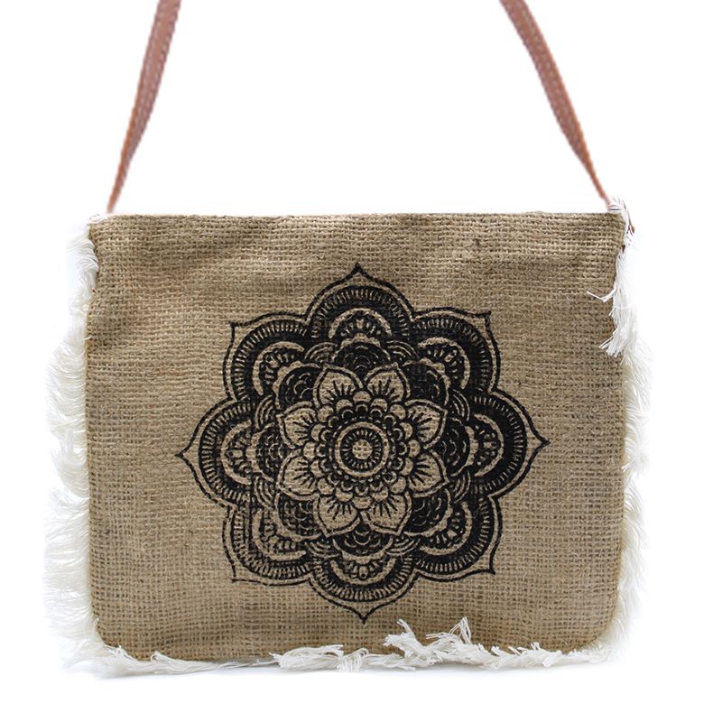 Bolsos de Yute-Diseño Mandala