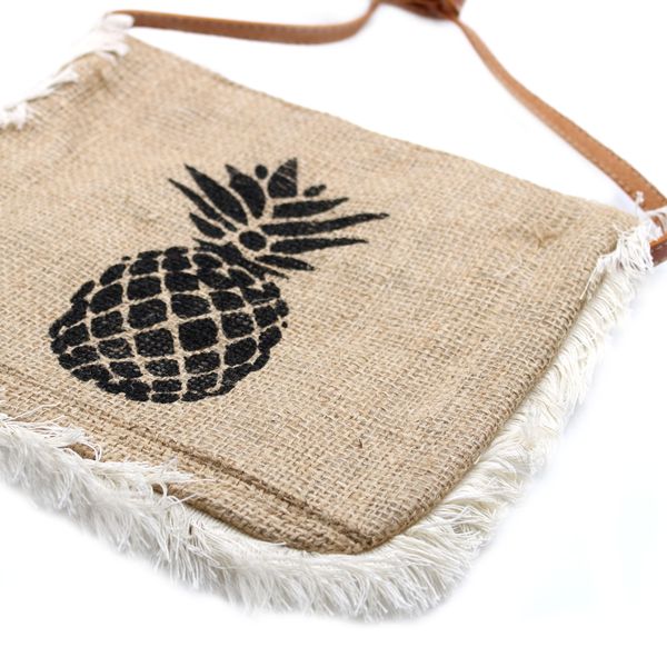 Bolsos de Yute-Diseño Piña