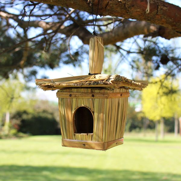 Caja Pequeña Cuadrada para Pájaros 18x13cm
