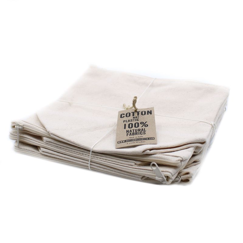 Neceser de algodón natural 10 oz - Estuche mediano