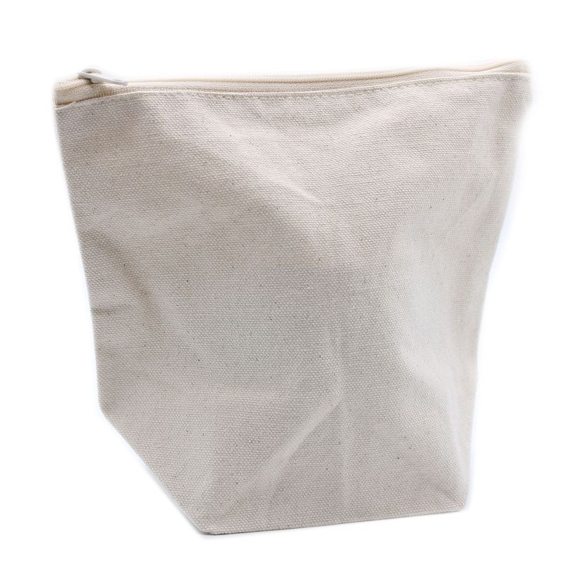 Neceser de algodón natural 10 oz - Estuche mediano
