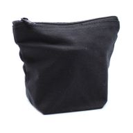 Neceser de algodón negro 10 oz - Mini neceser