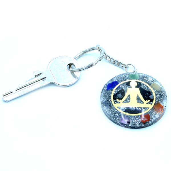 Llavero de Orgonita - Buddha 7 Chakras