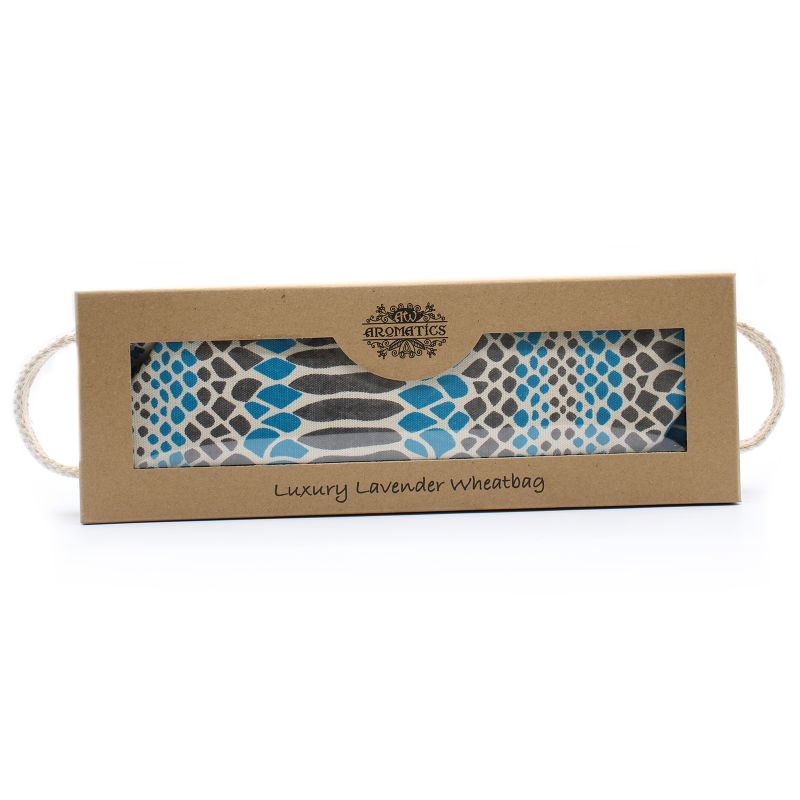Bolsa de Trigo de Lavanda en Caja de Regalo - Víbora Azul