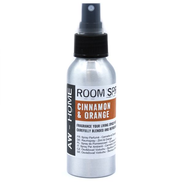 100ml Room Spray - Canela y Naranja
